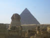 Studien und Expeditionsreise 2006. Sphinx, Cheopspyramide.